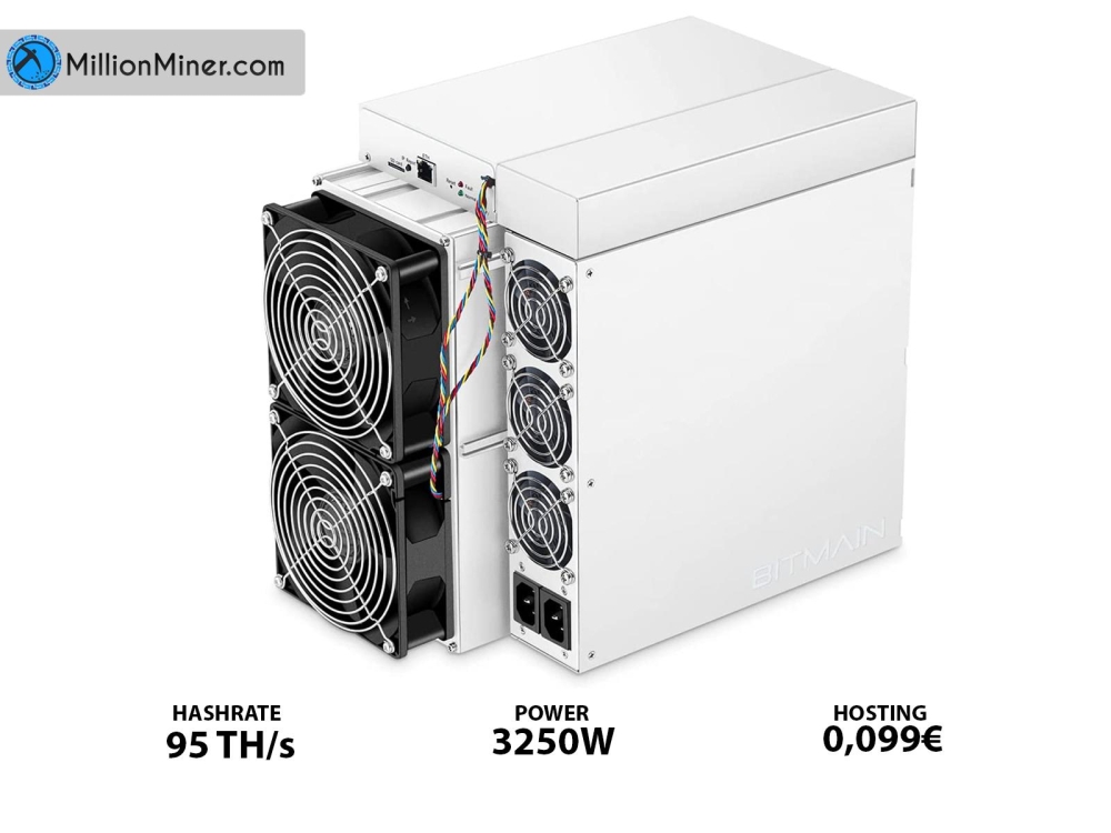 BITMAIN ANTMINER S19 95TH incl. hosting